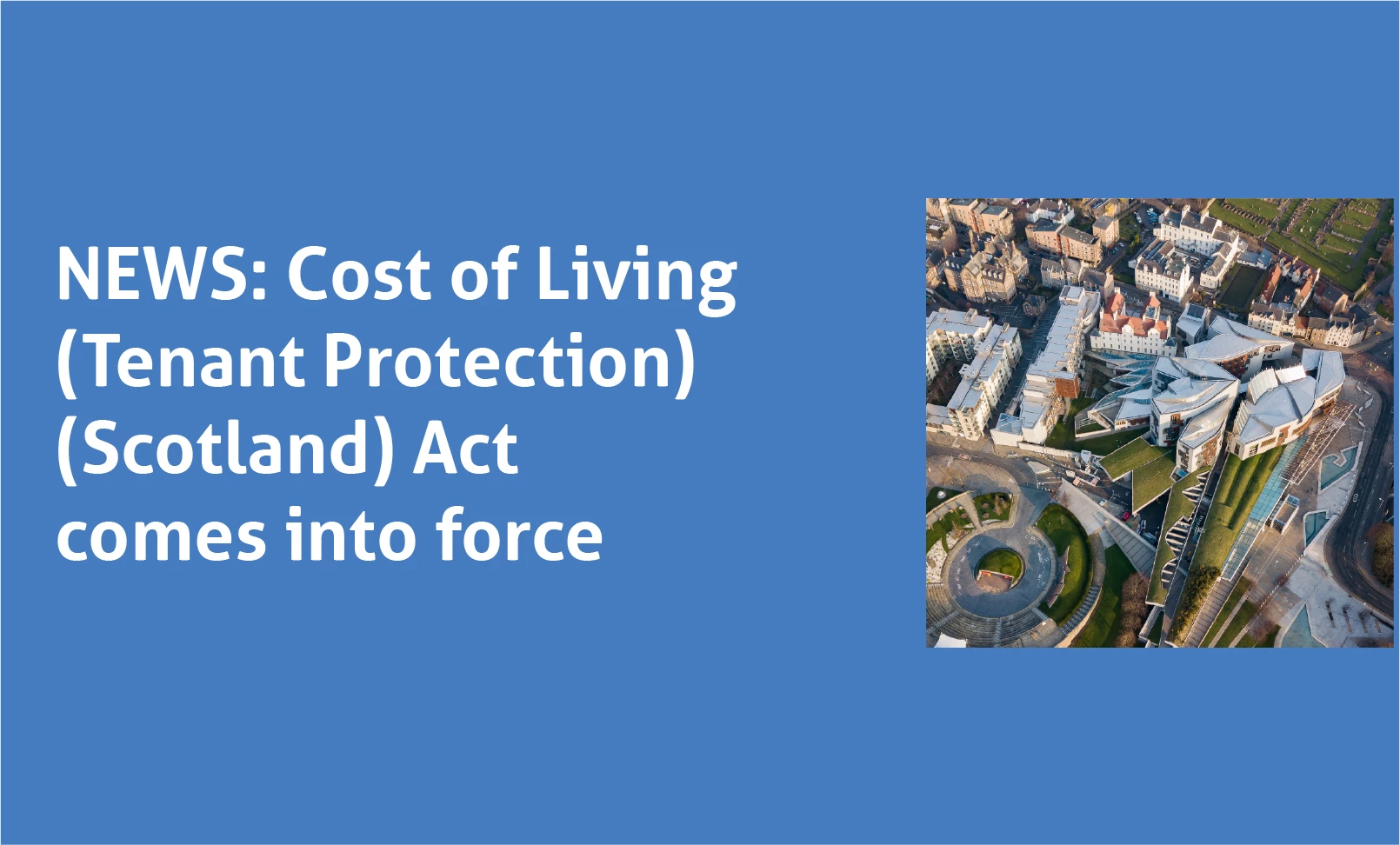 Cost Of Living Act - SafeDeposits Scotland