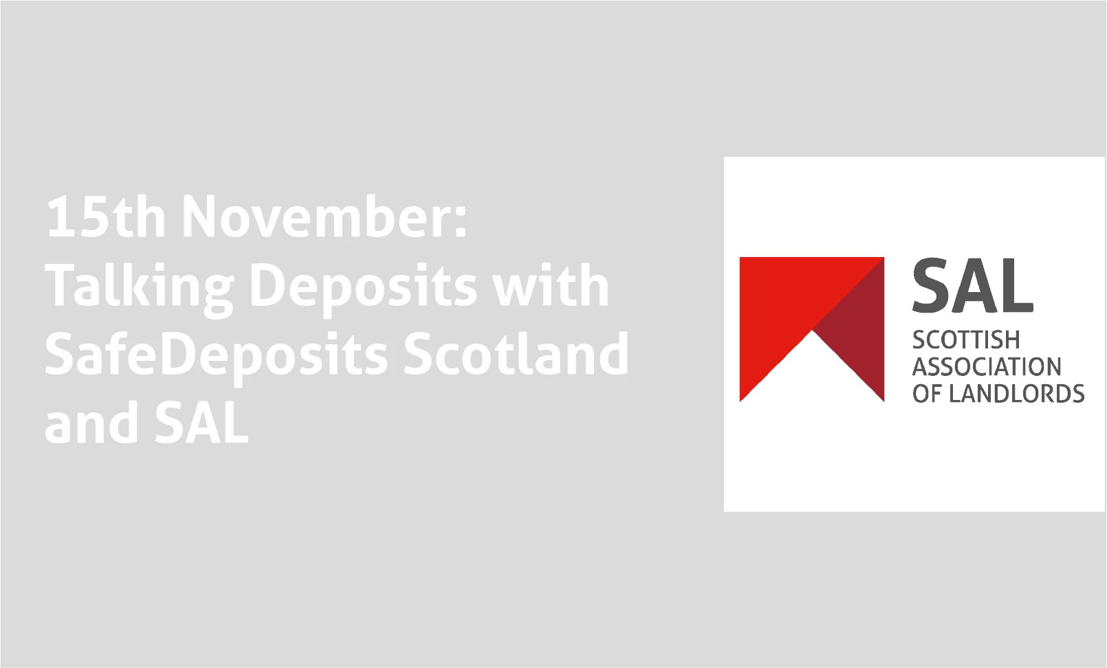 deposit scheme scotland - SafeDeposits Scotland